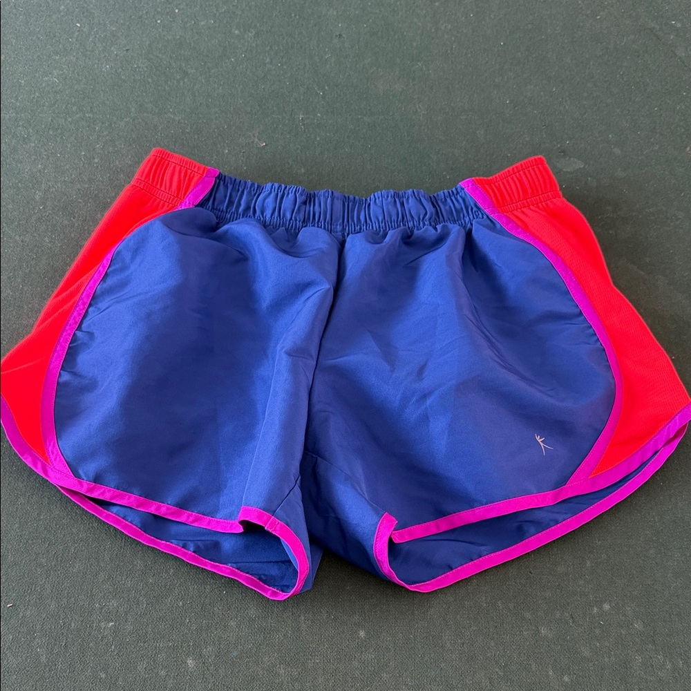 Danskin Now Blue and Pink Athletic Shorts.  CAJA #‎ 4